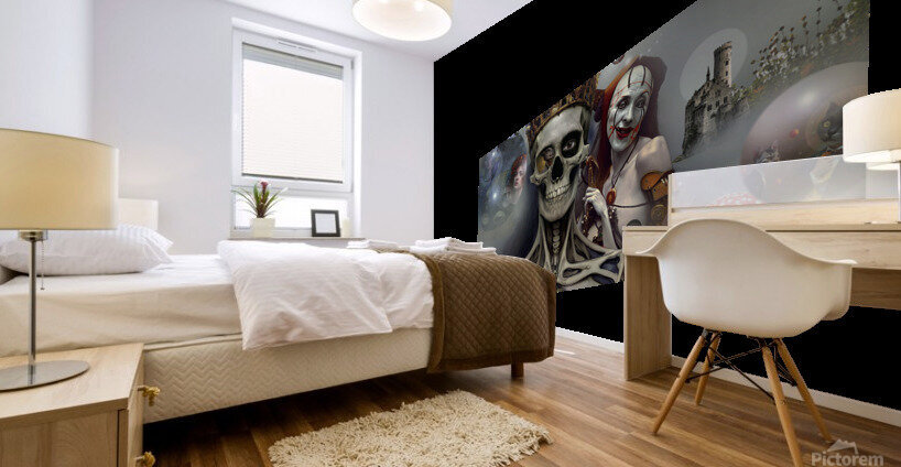 The Devil s Wedding Party Mural print
