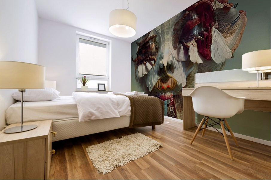 Atomic Laundry Mural print