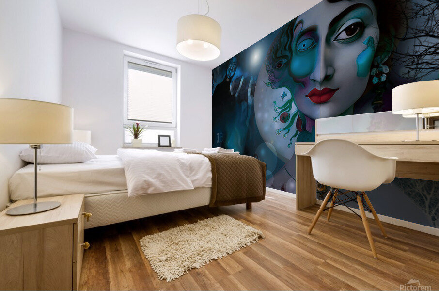 blue35 Mural print
