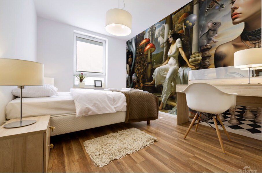 chessX3 Mural print