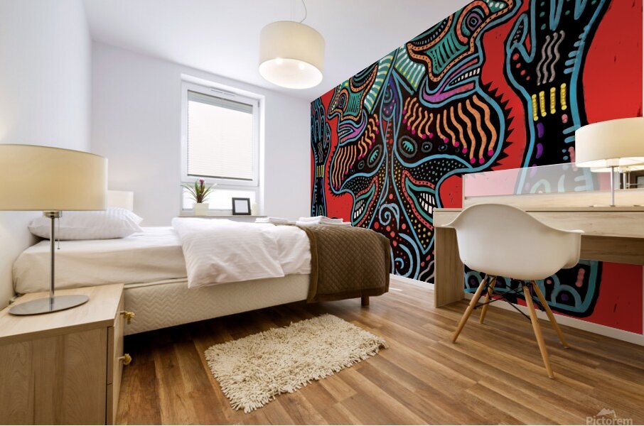 tangerine Mural print