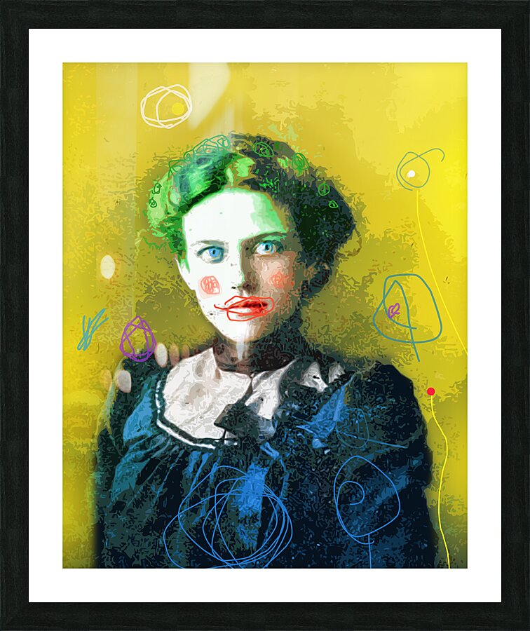 1620blue Picture Frame print