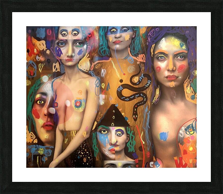 tribes Picture Frame print