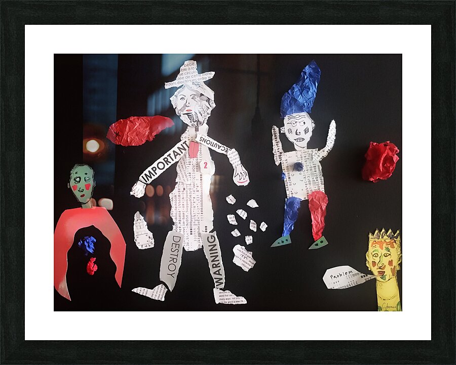 cutout1 Picture Frame print