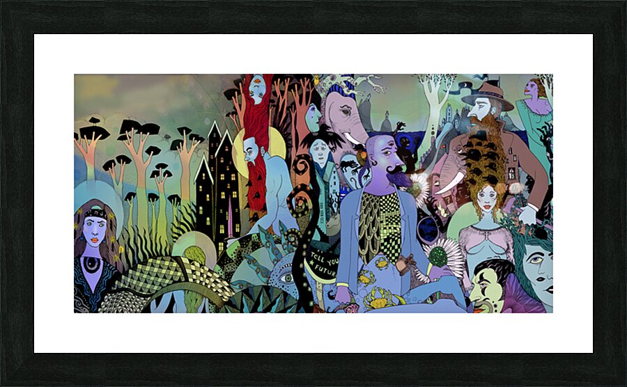 Blended World Picture Frame print