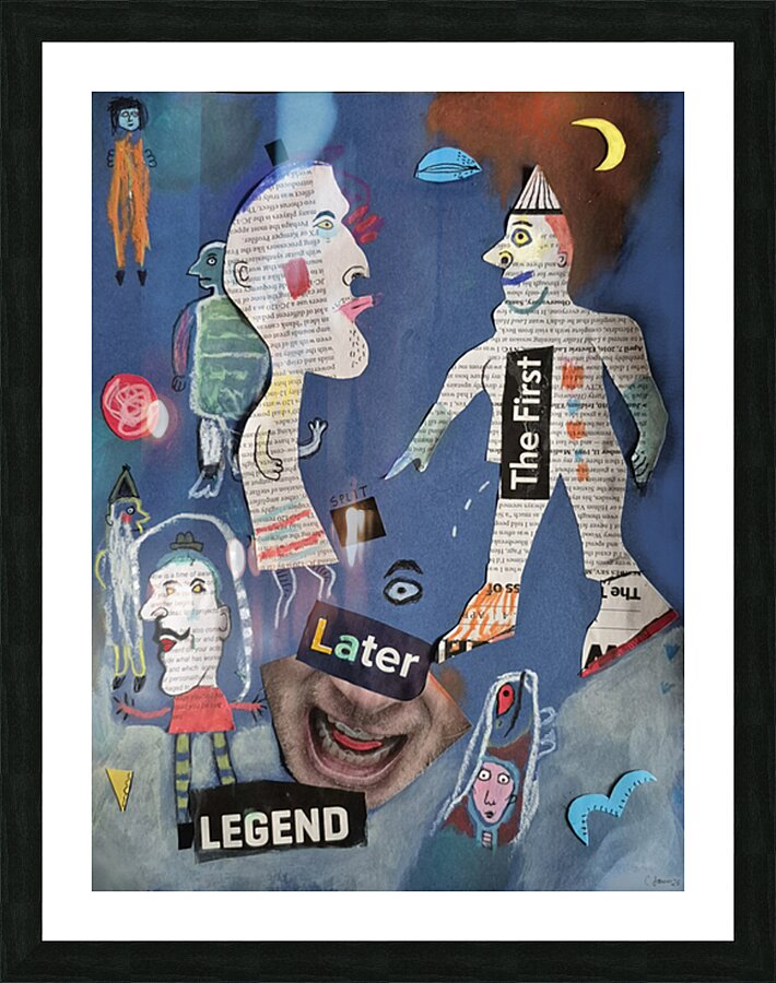Legend Picture Frame print