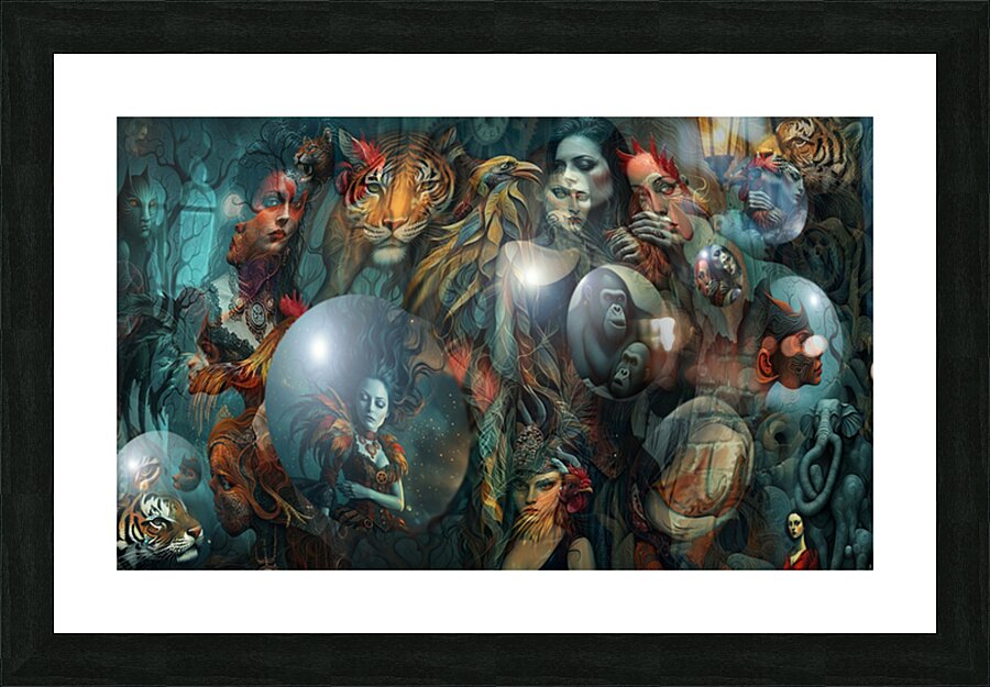 Cosmic Womb Picture Frame print