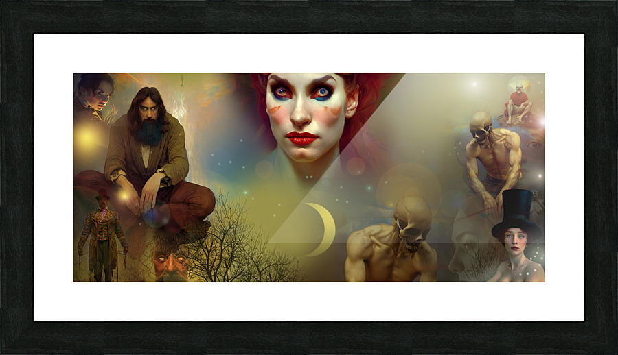Madscape Picture Frame print