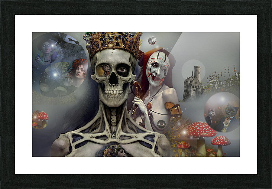 The Devil s Wedding Party Picture Frame print