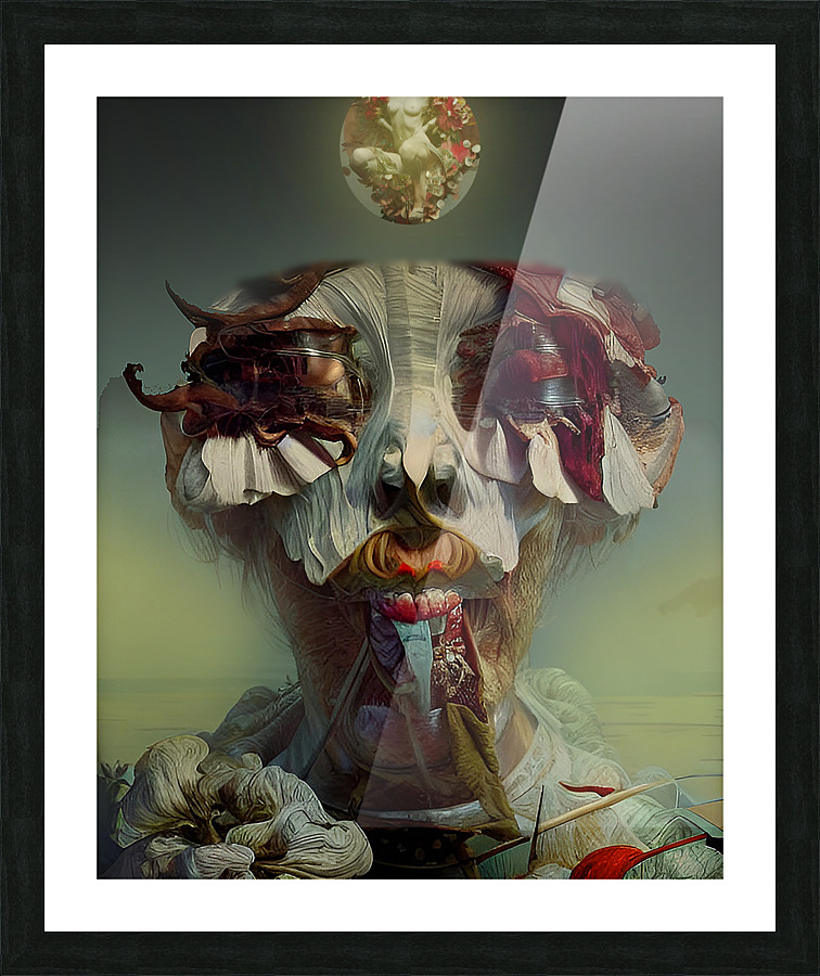 Atomic Laundry Picture Frame print
