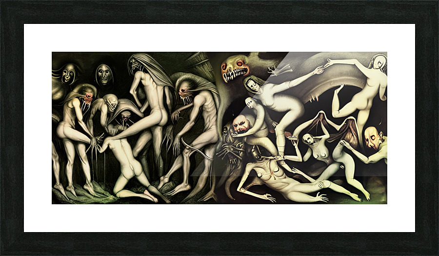 Cavorting Spirits Picture Frame print