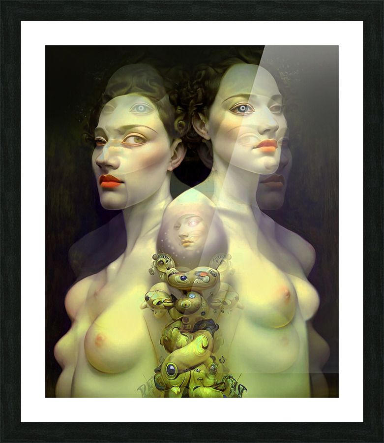 Rebirth Picture Frame print