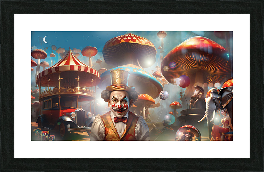 Cirque Rouge Picture Frame print