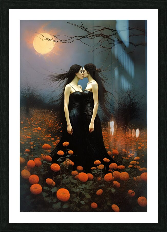 Moonfire Picture Frame print