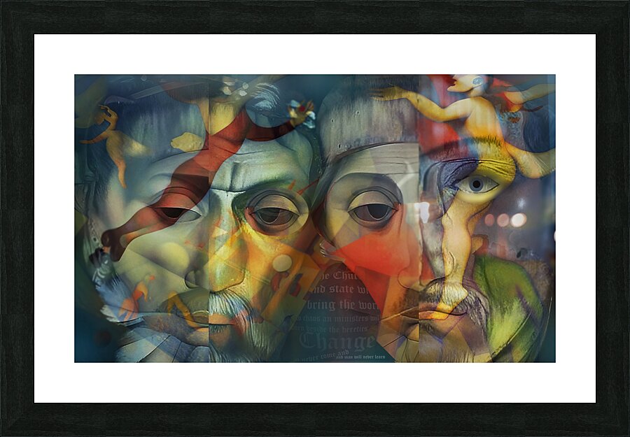 church Picture Frame print