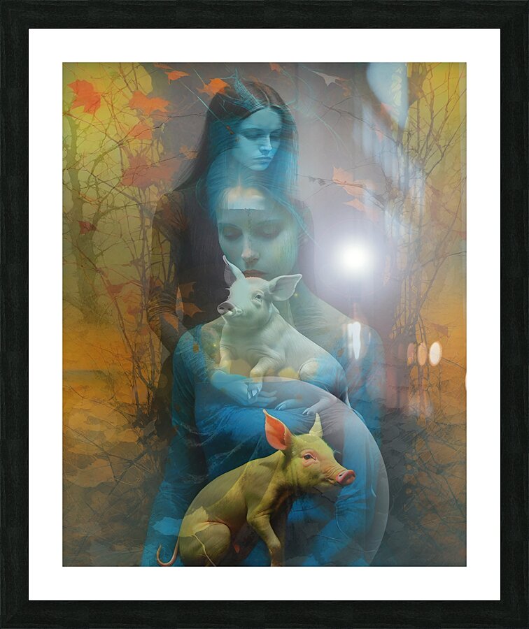 swine Picture Frame print