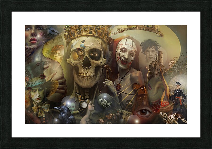 kinginhiskingdom Picture Frame print