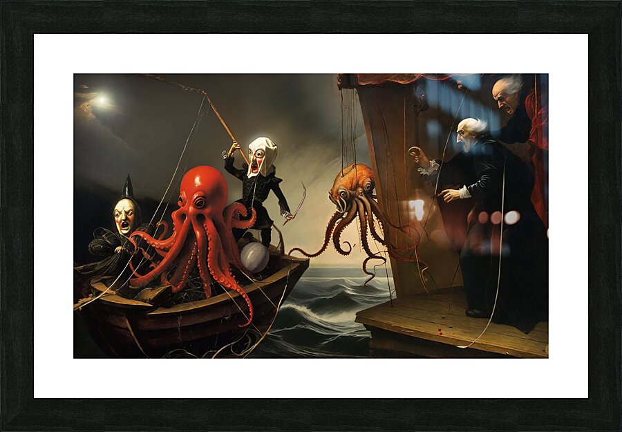 fishermen Picture Frame print
