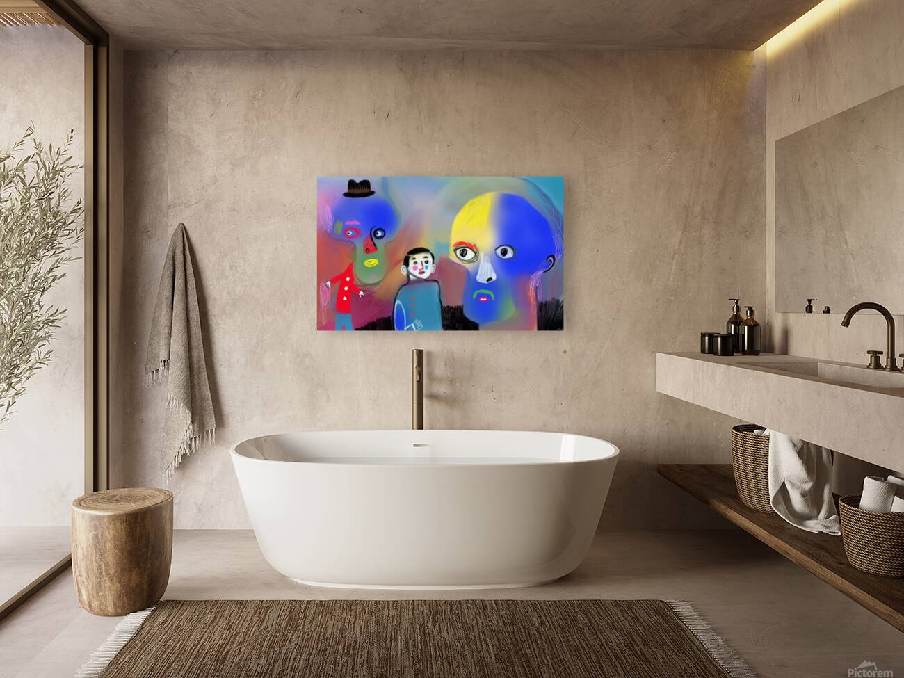 northern lights Reproduction