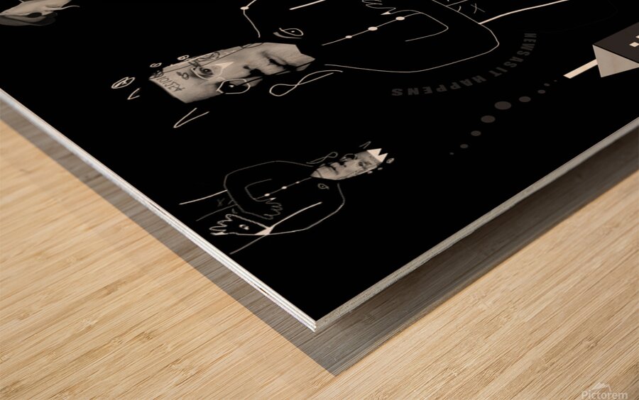 cateatskingsfish Wood print