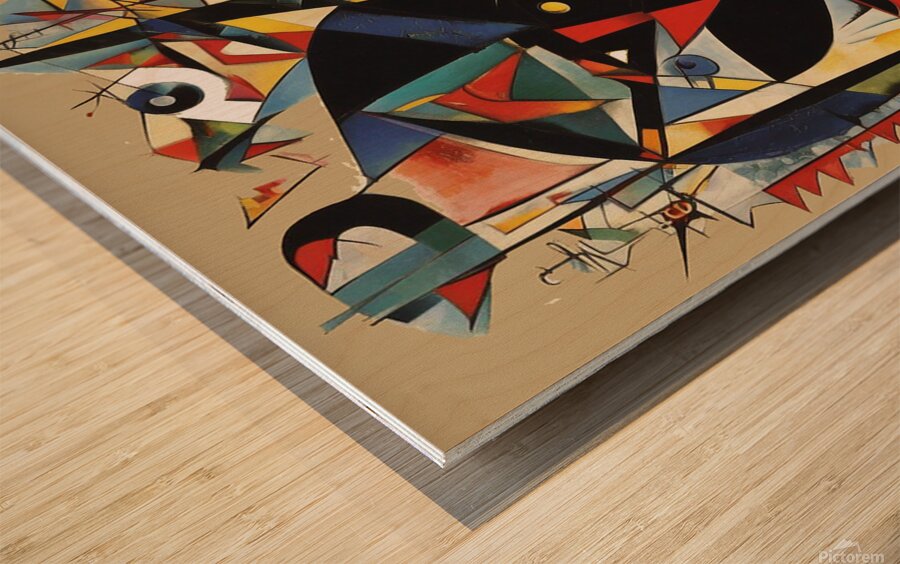 Canned Art Wood print