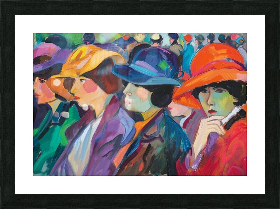 THE COLORFUL CONCLAVE Picture Frame print