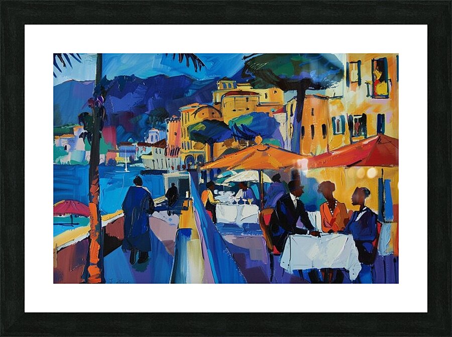 MEDITERRANEAN MELODY I Picture Frame print