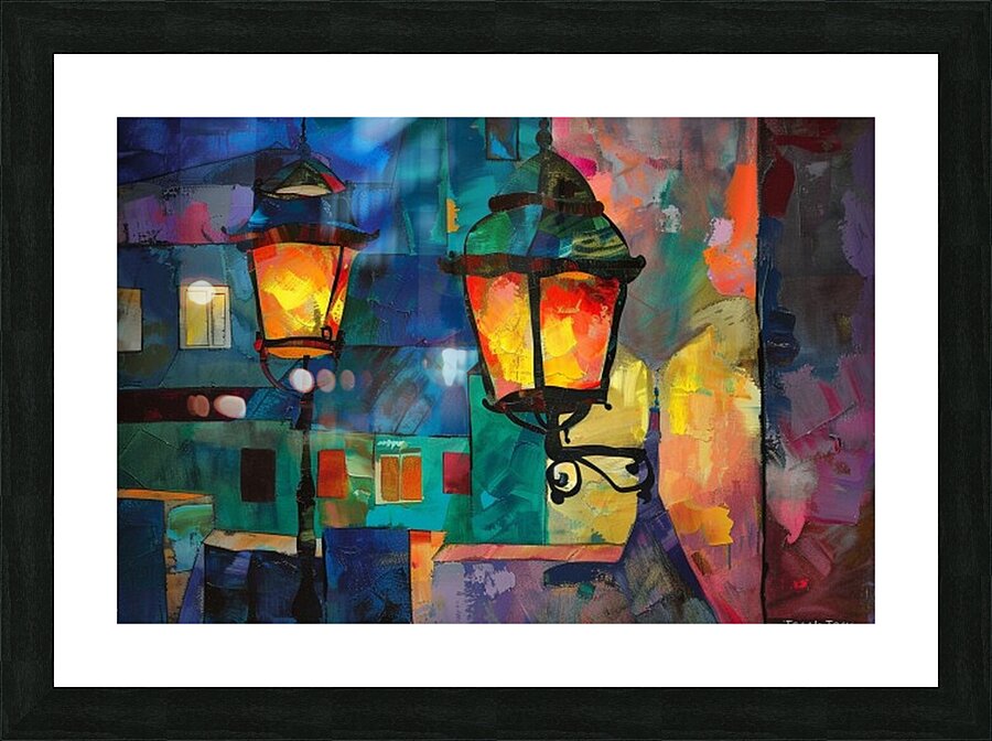 LUMINOUS INTERSECTIONS Picture Frame print