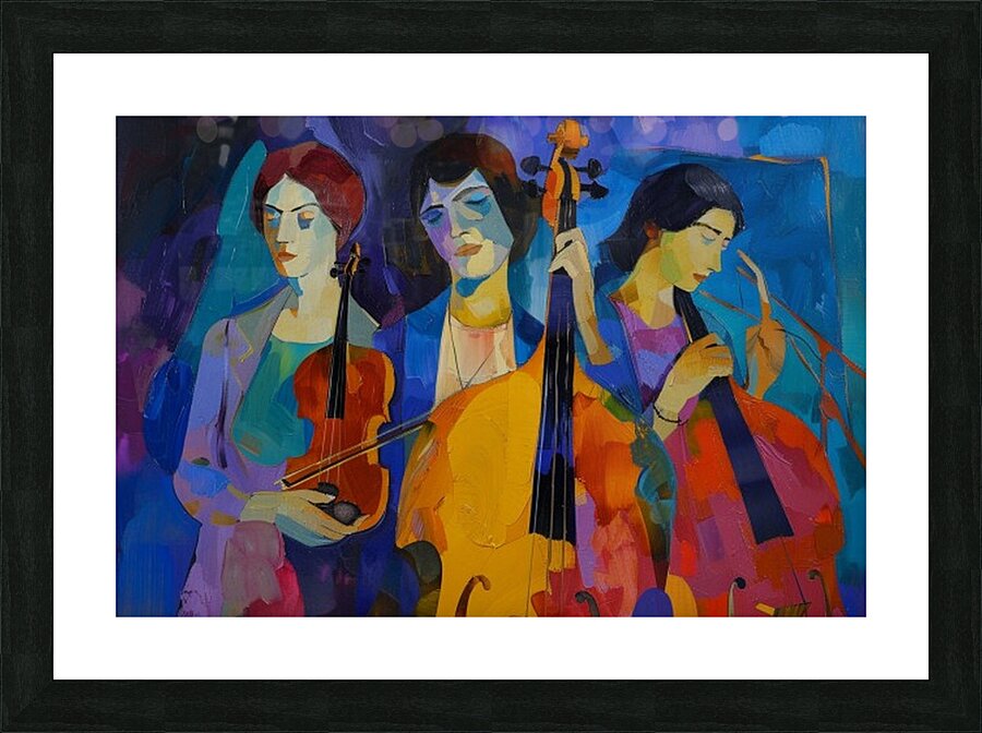 THE FAUVE ORCHESTRA Picture Frame print