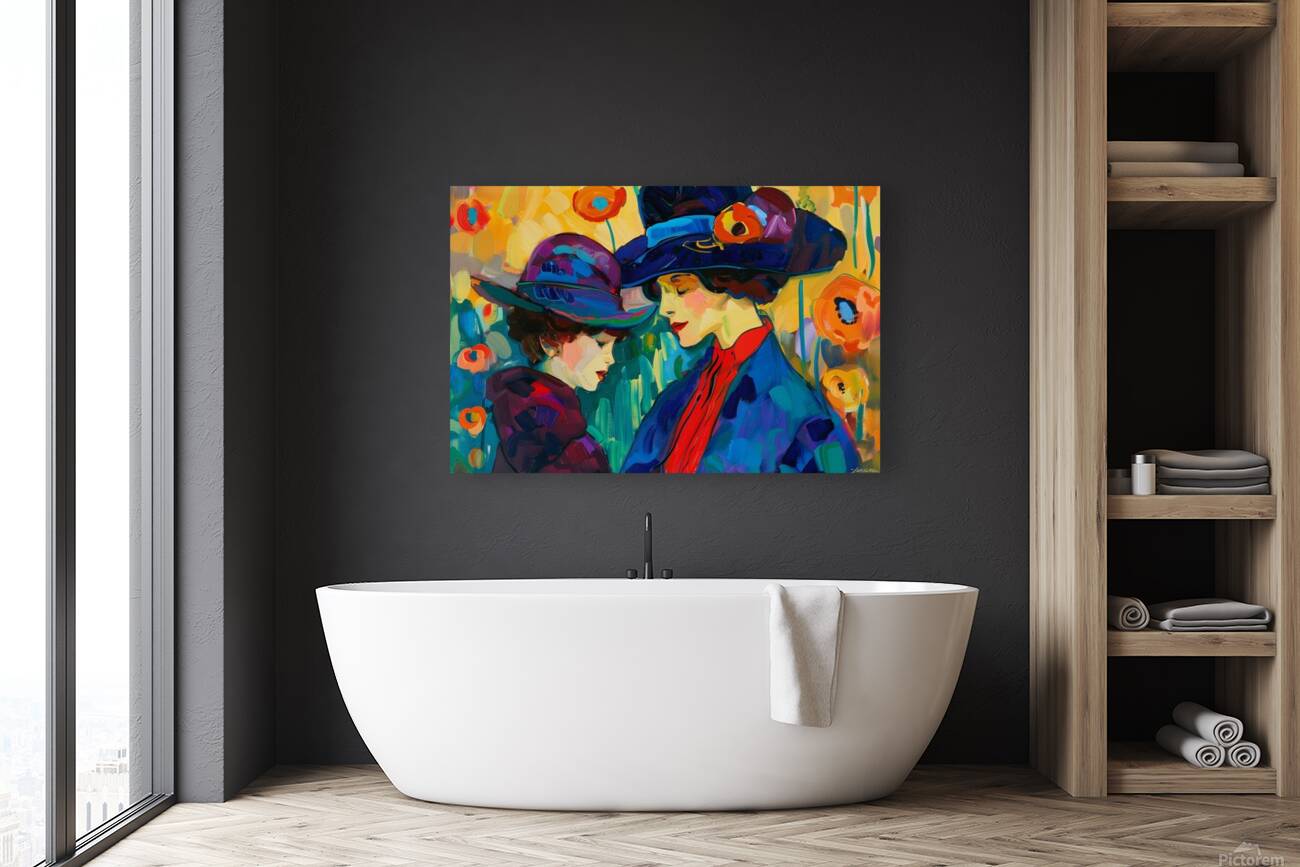 WHISPERED SECRETS AMONGST THE FLORALS Reproduction