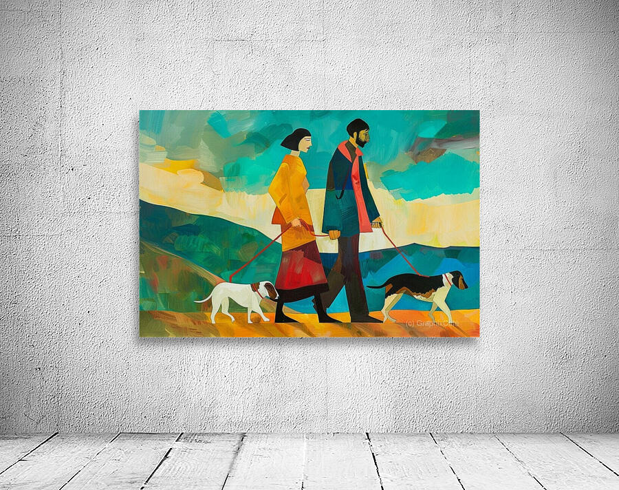 COMPANIONS ON A PROMENADE Wall Preview