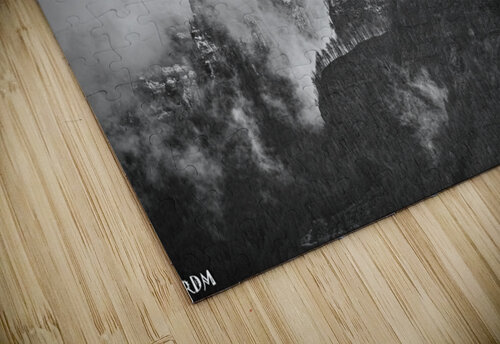 6750 Columbia River Gorge B and W 1 of 1 Randy D Morrison puzzle