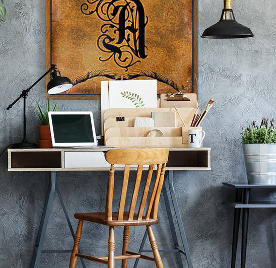 Beautiful Monogram Letter A by George Cuda