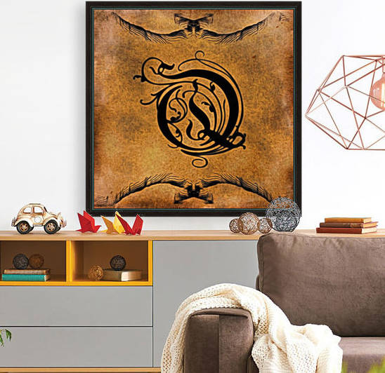 Beautiful Monogram Letter Q by George Cuda