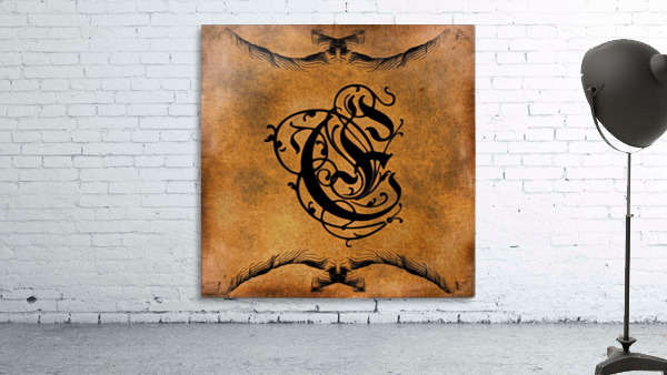 Beautiful Monogram Letter E Wall Preview