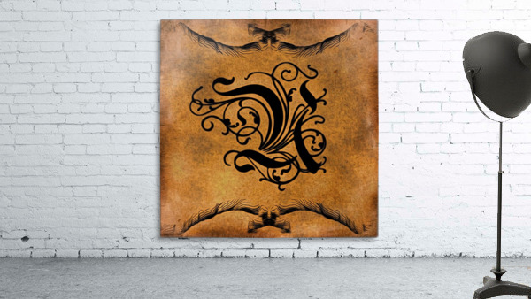 Beautiful Monogram Letter U Wall Preview