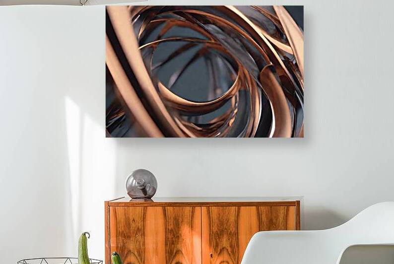 Curves in Chaos Abstracted Elegance by Kissed By Art2