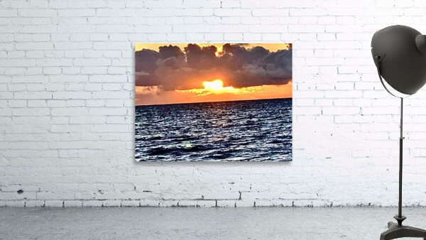 Celestial Canvas: Ocean Sunset Masterpiece Wall Preview