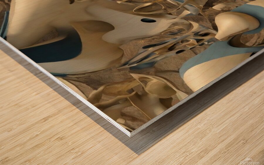 Alien Landscapes 1 Wood print