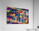 Train night market Acrylic Print