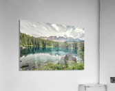 Carezza lake Acrylic Print