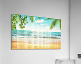 Sea Sand and Sun Acrylic Print
