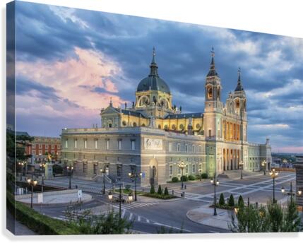 Architecture in Madrid Canvas Print