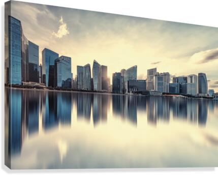 Corporate buildings Canvas Print