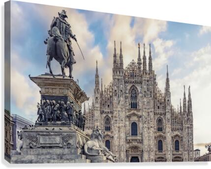 Piazza del Duomo Canvas Print