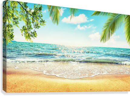 Sea Sand and Sun Canvas Print