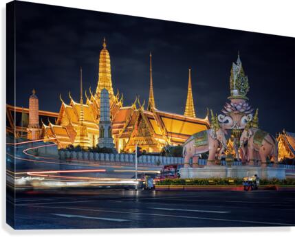 Grand Palace by night Canvas Print
