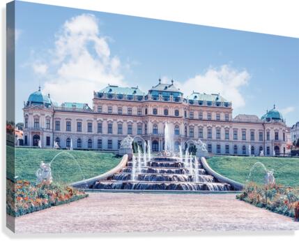  Belvedere Palace Canvas Print