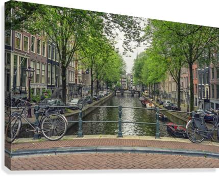Amsterdam Canal Canvas Print