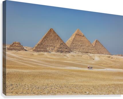 Giza Plateau Canvas Print
